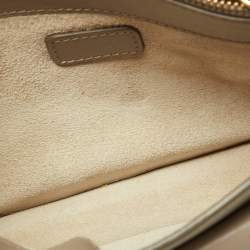 Pre Owned Chloe Grey Leather Tess Crossbody Bag