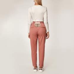 Pre Owned Chloé  Blush Pink Leather Mini Drew Backpack