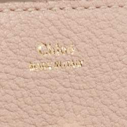 Pre Owned Chloé  Blush Pink Leather Mini Drew Backpack