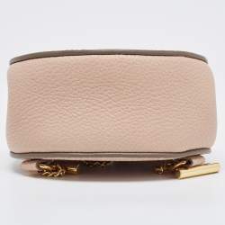 Pre Owned Chloé  Blush Pink Leather Mini Drew Backpack