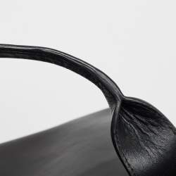 Pre Owned Chloe Black/Old Rose Leather Large Alice Satchel