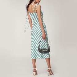 Chloe Silver Metal Mesh and Leather Chainmail Hobo