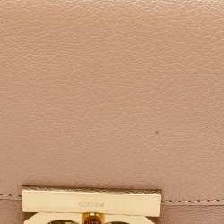 Pre Owned حقيبة كتف كلوي إلسي جلد حمراء صغيرة 