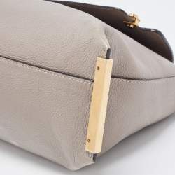 Chloe Tri Color Leather Medium Clare Shoulder Bag