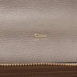 Chloe Tri Color Leather Medium Clare Shoulder Bag
