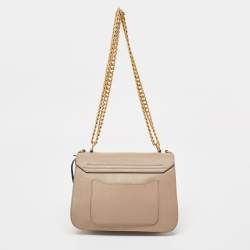 Pre Owned Chloe Grey Leather Mily Shoulder Bag