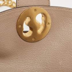 Pre Owned Chloe Grey Leather Mily Shoulder Bag