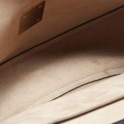 مملوكة مسبقًا حقيبة كتف كلوي درو جلد بيج/مستردة متوسطة