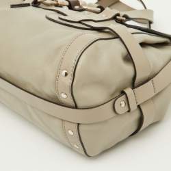 Pre Owned Chloe Grey Leather Kerala Satchel