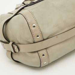 Pre Owned Chloe Grey Leather Kerala Satchel
