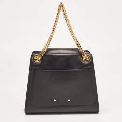 Pre Owned Chloé Black Leather Mini Annie Shoulder Bag