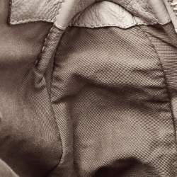 Pre Owned حقيبة كلوي جلد بيج مارسي كبيرة للكتف