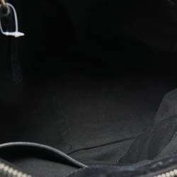 Pre Owned Chloe Black Leather and Python Heloise Large Satchel