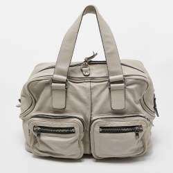 Pre Owned Chloe Grey Leather Large Betty Satchel