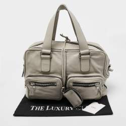 Pre Owned Chloe Grey Leather Large Betty Satchel