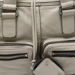 Pre Owned Chloe Grey Leather Large Betty Satchel