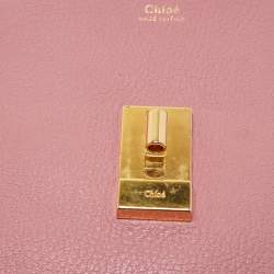 Chloe Old Rose Leather Medium Drew Shoulder Bag