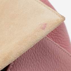 Chloe Old Rose Leather Medium Drew Shoulder Bag