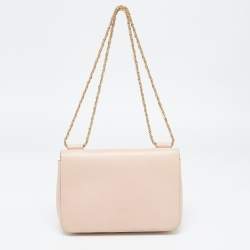 Pre Owned حقيبة كتف  كلوي السي جلد برتقالي مزخرفة بالكريستال متوسطة