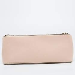 Pre Owned حقيبة كتف  كلوي السي جلد برتقالي مزخرفة بالكريستال متوسطة