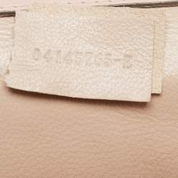 Pre Owned حقيبة كتف  كلوي السي جلد برتقالي مزخرفة بالكريستال متوسطة