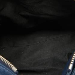 Pre Owned Chloe Blue Leather Medium Paddington Satchel