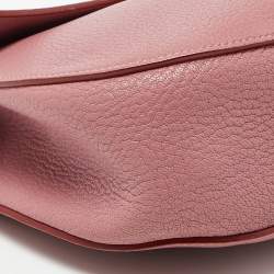 مملوكة مسبقًا Chloe Pink Leather Medium Drew Shoulder Bag
