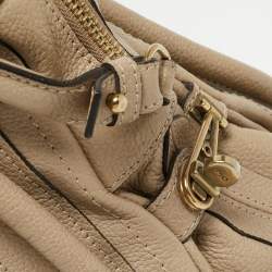 Pre Owned Chloe Beige Leather Medium Paraty Satchel
