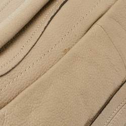 Pre Owned Chloe Beige Leather Medium Paraty Satchel