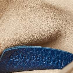 مملوكة مسبقًا Chloe Blue Leather Medium Drew Shoulder Bag