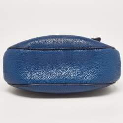 مملوكة مسبقًا Chloe Blue Leather Medium Drew Shoulder Bag
