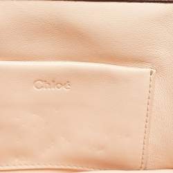 Pre Owned حقيبة كتف كلوي ألسي جلد أحمر صغيرة