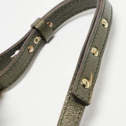 Pre Owned Chloe Green Python and Leather Ethel Tote