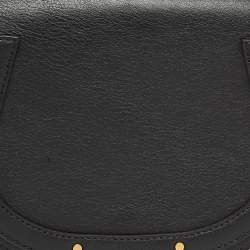 Pre Owned Chloe Black Leather Small Nile Bracelet Bag