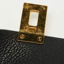 Chloe Black Leather Medium Drew Shoulder Bag