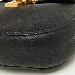 Chloe Black Leather Medium Drew Shoulder Bag