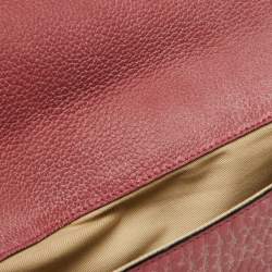 Pre Owned Chloe Pink Leather Medium Sally Shoulder Bag