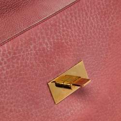 Pre Owned Chloe Pink Leather Medium Sally Shoulder Bag