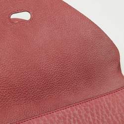 Pre Owned Chloe Pink Leather Medium Sally Shoulder Bag