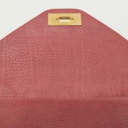 Pre Owned Chloe Pink Leather Medium Sally Shoulder Bag