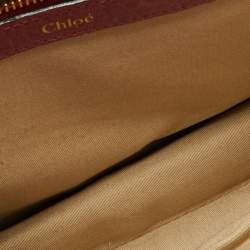 Pre Owned Chloe Pink Leather Medium Sally Shoulder Bag