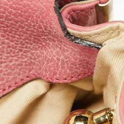 Pre Owned Chloe Pink Leather Medium Sally Shoulder Bag