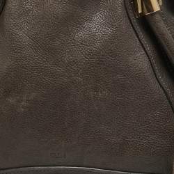 Pre Owned Chloe Brown Leather Medium Paraty Satchel