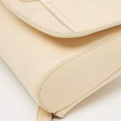 Chloe Cream Leather and Suede Chloe C Belt Bag