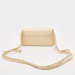 Chloe Cream Leather and Suede Chloe C Belt Bag