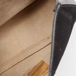 Pre Owned Chloe Black Leather and Suede Small Drew Chain Crossbody Bag