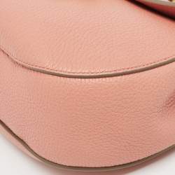 Chloe Salmon Pink Leather Medium Drew Shoulder Bag