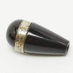 مملوكة مسبقًا Chloe Black Canvas Beaded Bracelet Hobo 