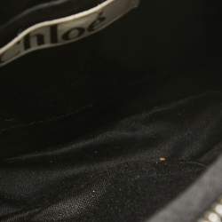 مملوكة مسبقًا Chloe Black Canvas Beaded Bracelet Hobo 