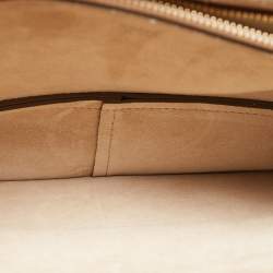 Pre Owned حقيبة كتف كلوي فاي سويدي وجلد بني متوسطة